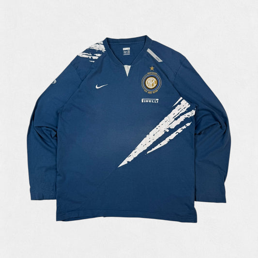 Vintage Inter Milan 2007/08 Nike training l/s shirt (L)