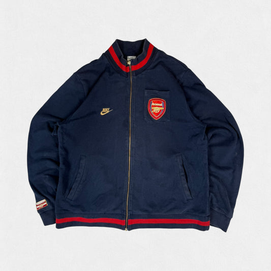 Vintage Arsenal 2008/09 Nike football track top (L)