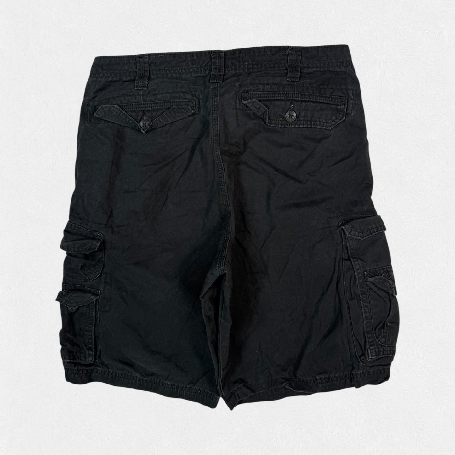 Vintage Lee dungarees baggy cargo shorts (W34)