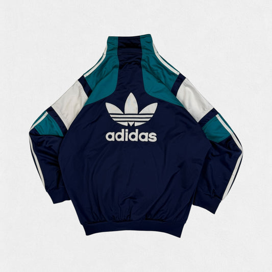 Vintage 90s adidas originals colour block track jacket (M)