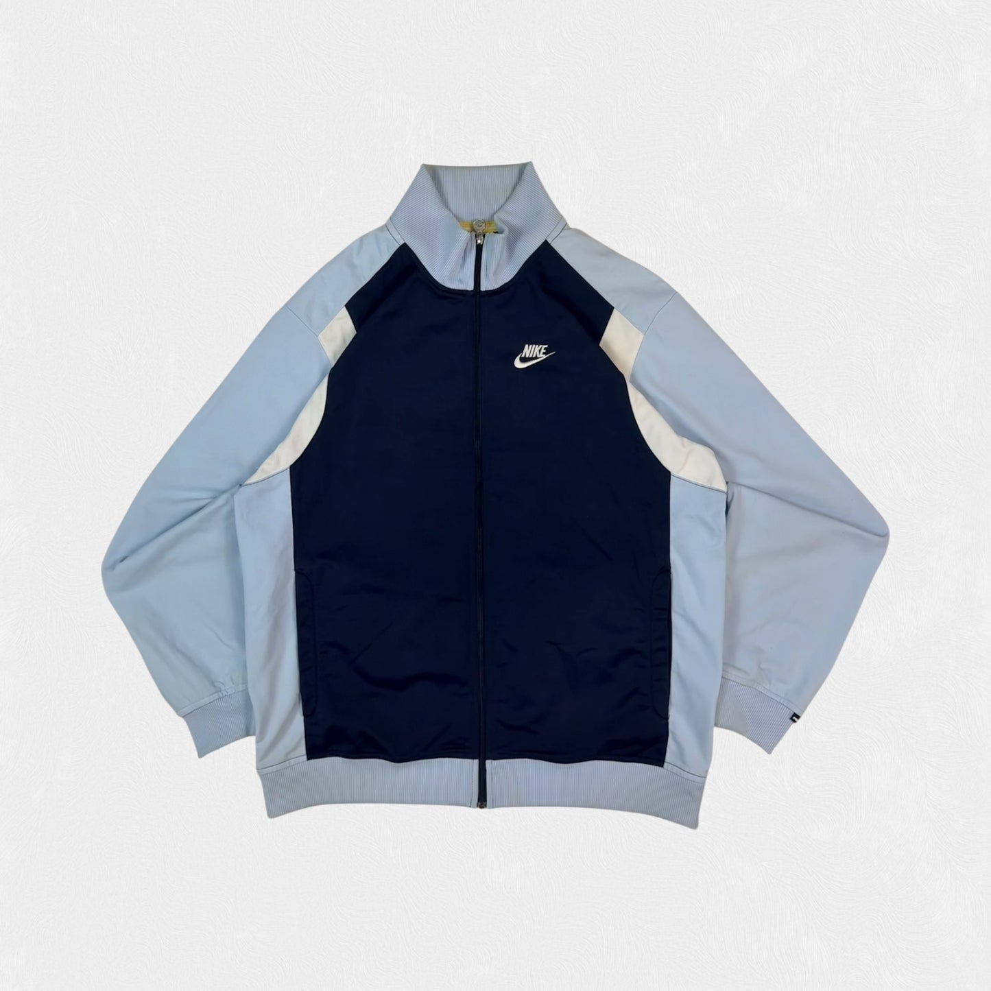 Vintage Nike spell out colour block track jacket (L)