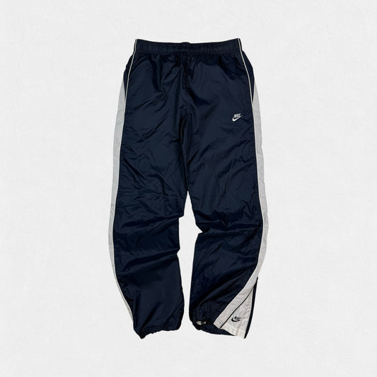 Vintage Nike side stripe baggy track pants (S)