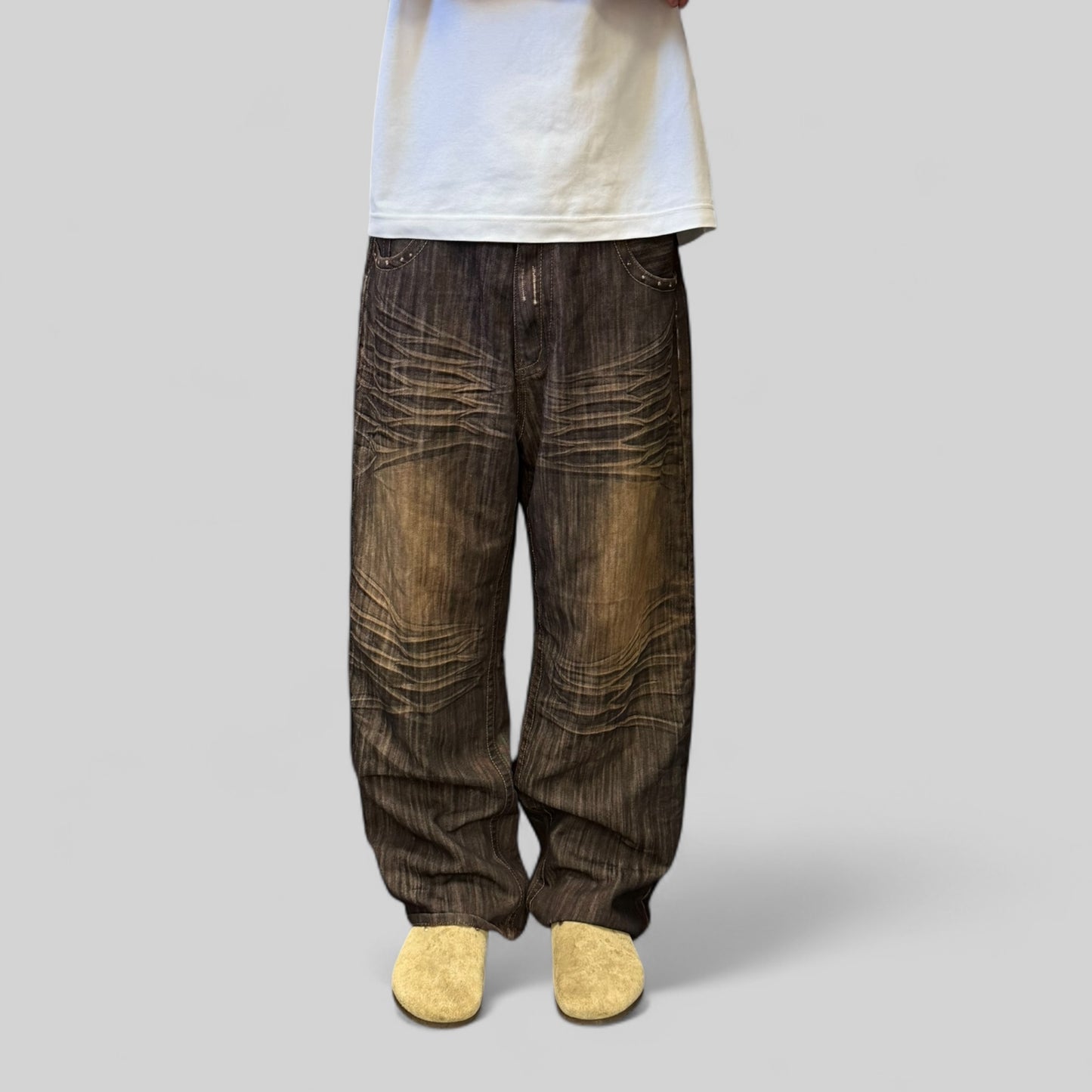 Vintage Hip Hop baggy denim jeans (W36)