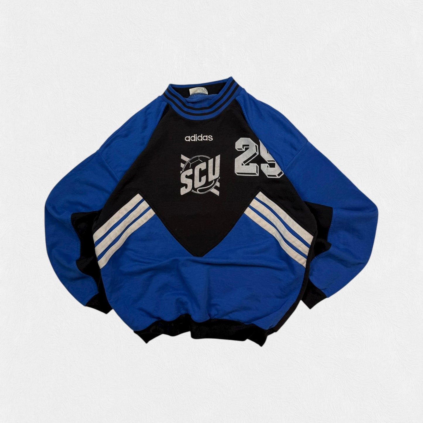 Vintage 90s adidas originals colour block sweatshirt (L)