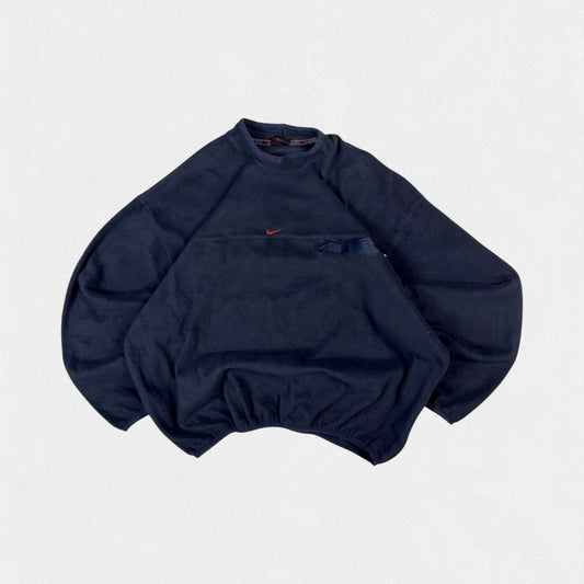 Vintage 90s Nike centre swoosh fleece sweatshirt (L)