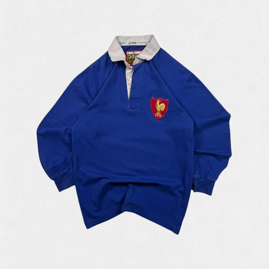 Vintage 90s France cotton traders rugby shirt (S)