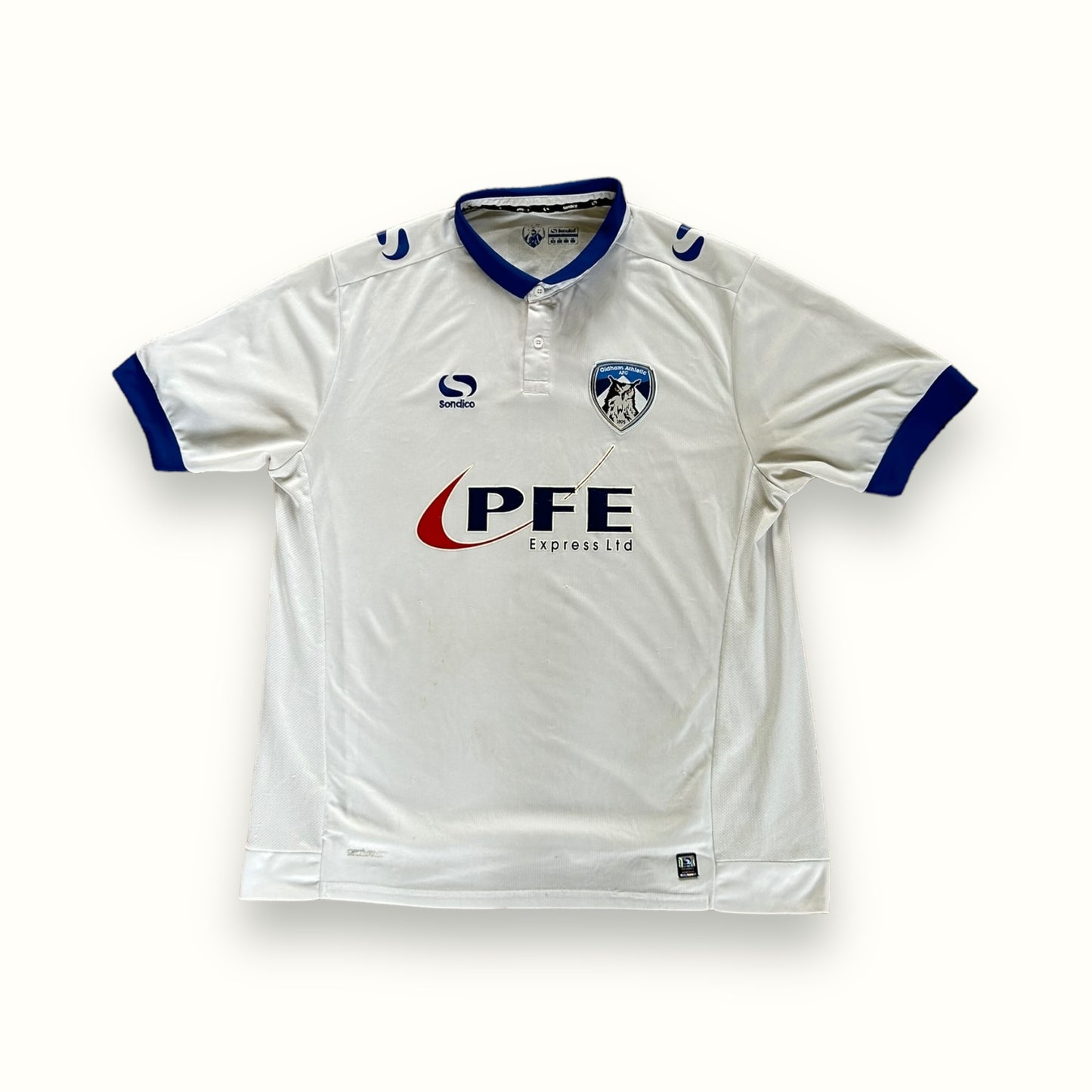 Oldham athletic 2016/17 Sondico away shirt (XL)