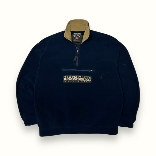 Vintage Napapijri quarter zip fleece (L)