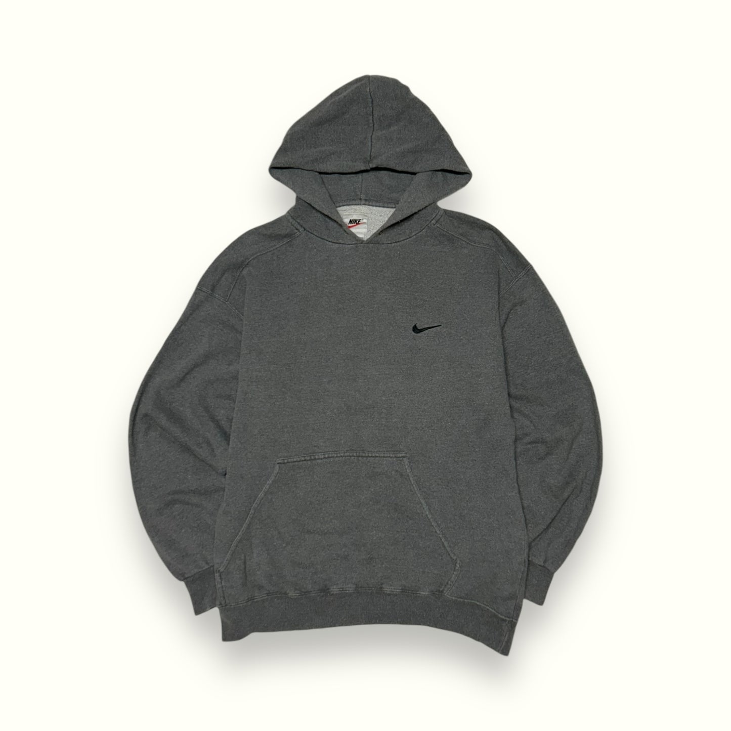 Vintage 90s Nike mini swoosh hoodie (L)