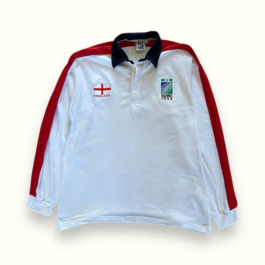 Vintage England rugby world cup 1999 rugby polo (M)