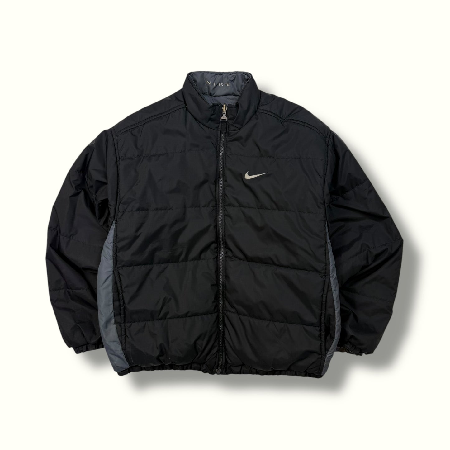 Vintage 90s Nike reversible puffer jacket (S)
