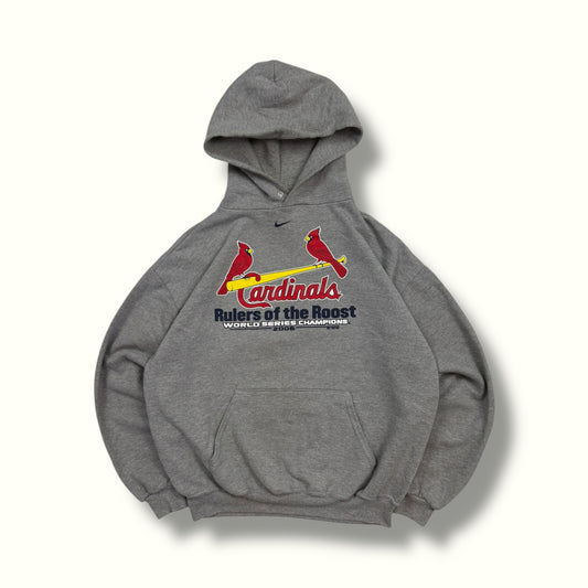 Vintage Nike St Louis Cardinals world series 2006 centre swoosh hoodie (L)