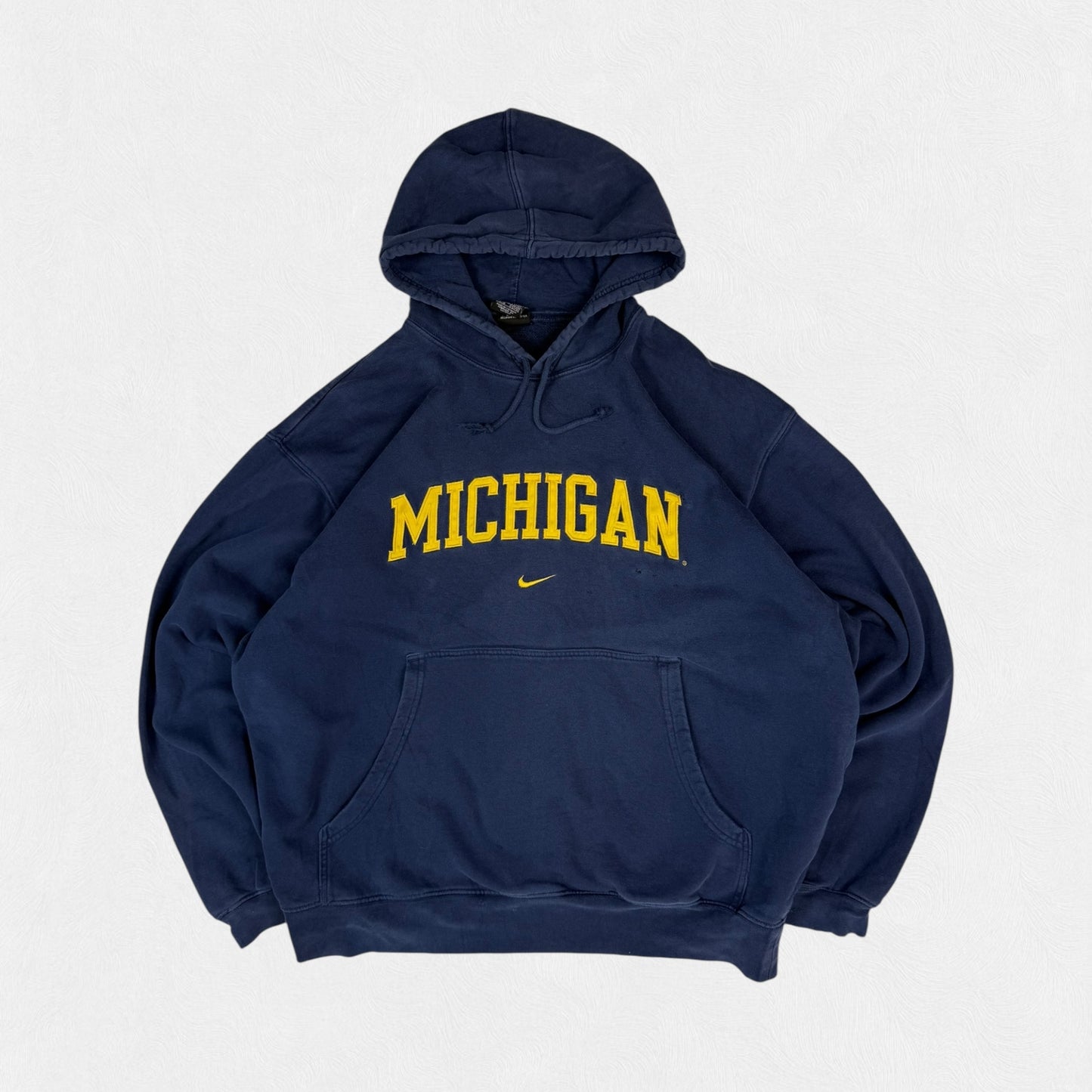 Vintage 90s Michigan Nike centre swoosh hoodie (L)