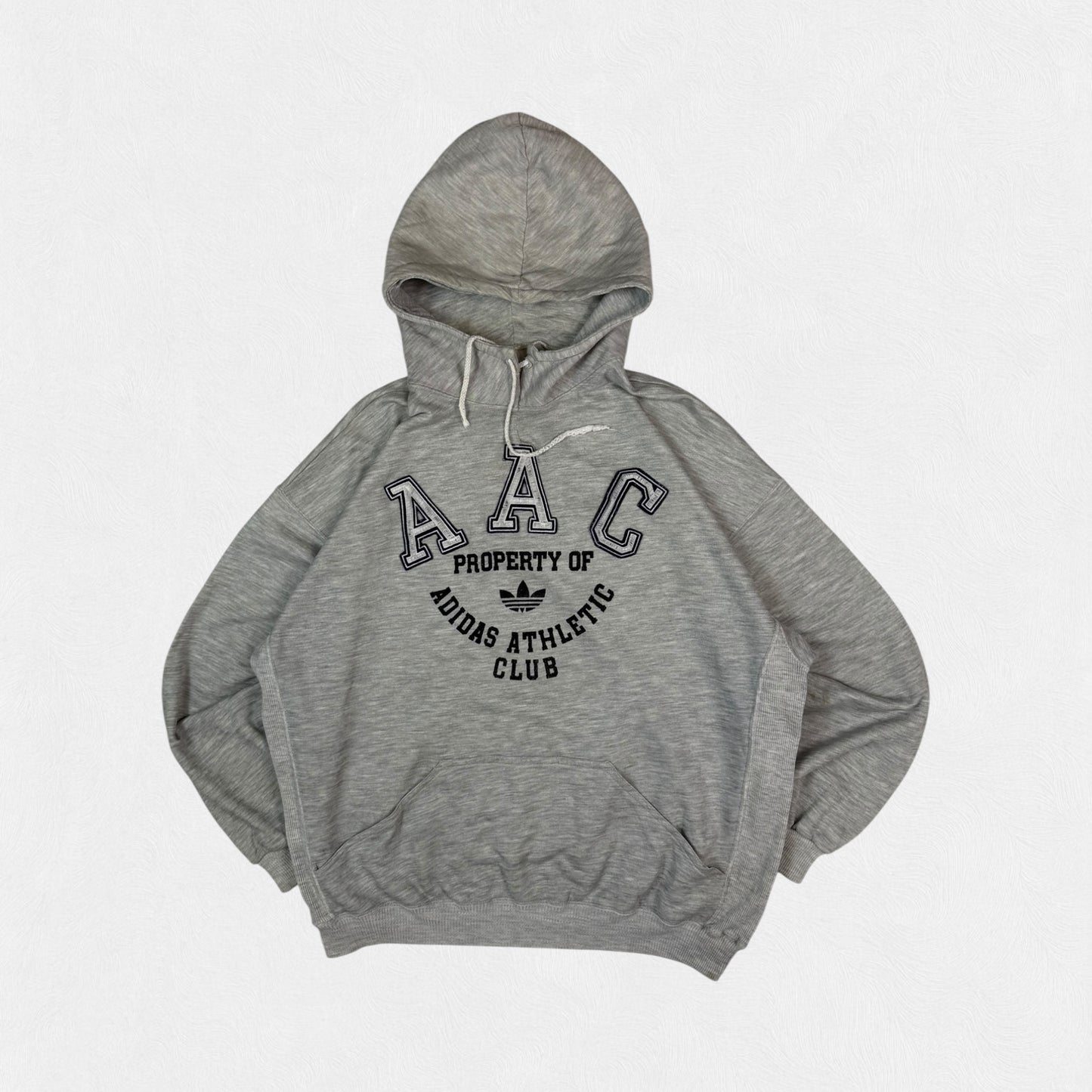 Vintage 90s Adidas athletic club AAC hoodie (M)