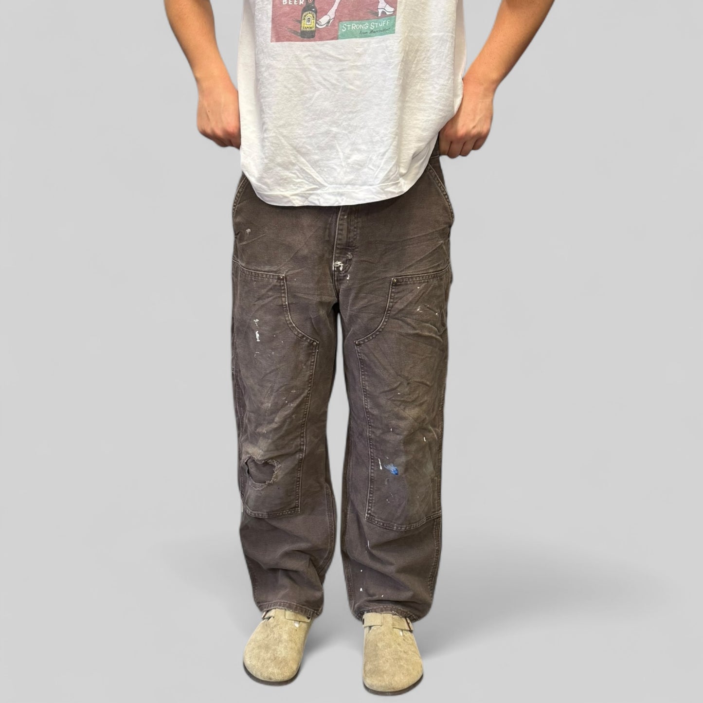 Carhartt double knee baggy carpenter pants (W36)