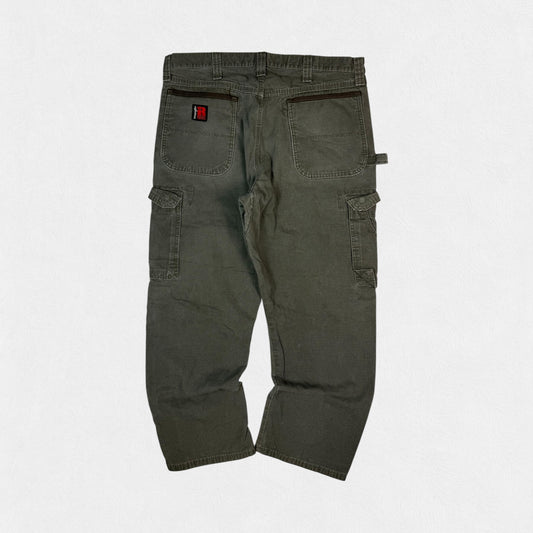 Vintage Wrangler Riggs baggy double knee carpenter pants (W36)