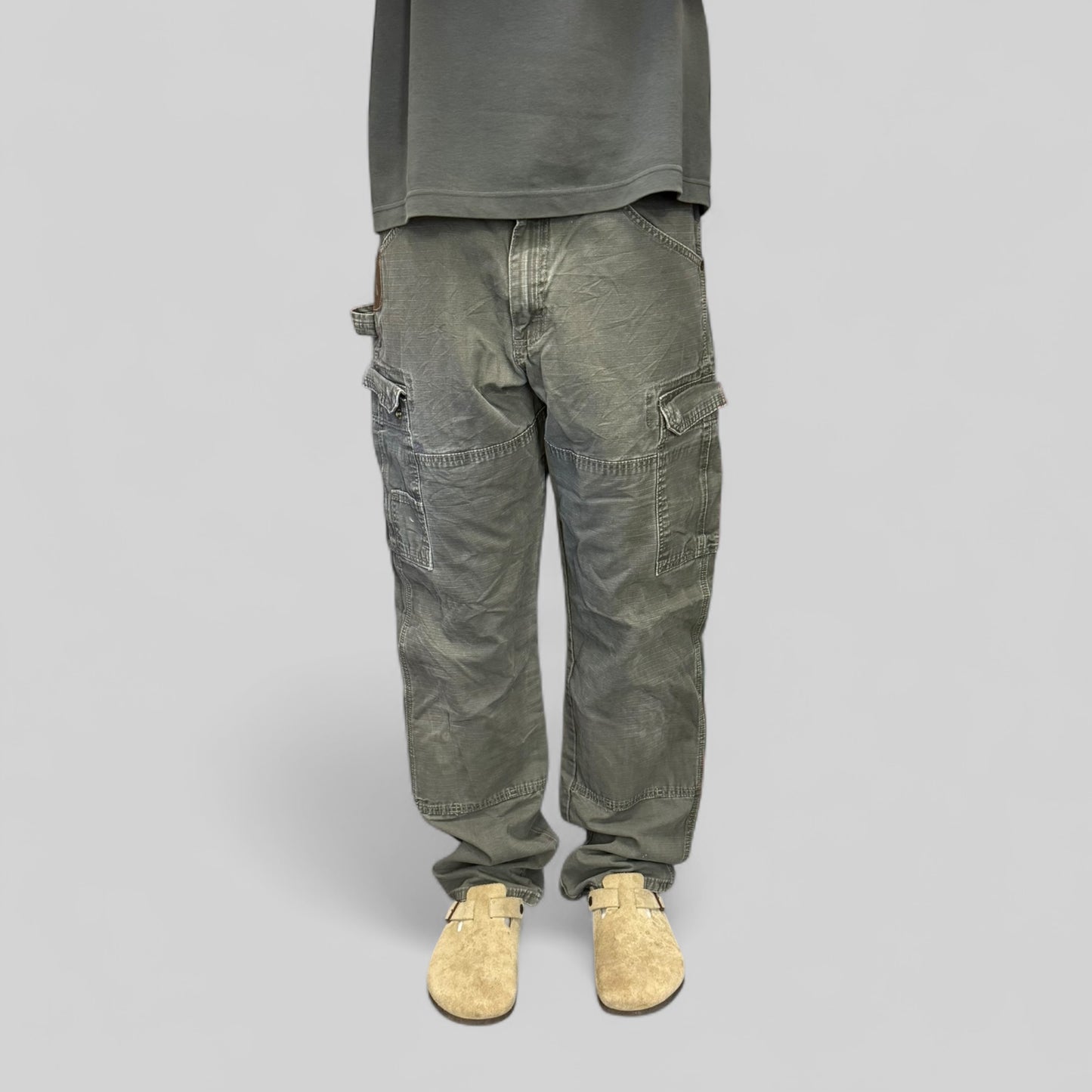 Wrangler Riggs baggy double knee carpenter pants (W34)