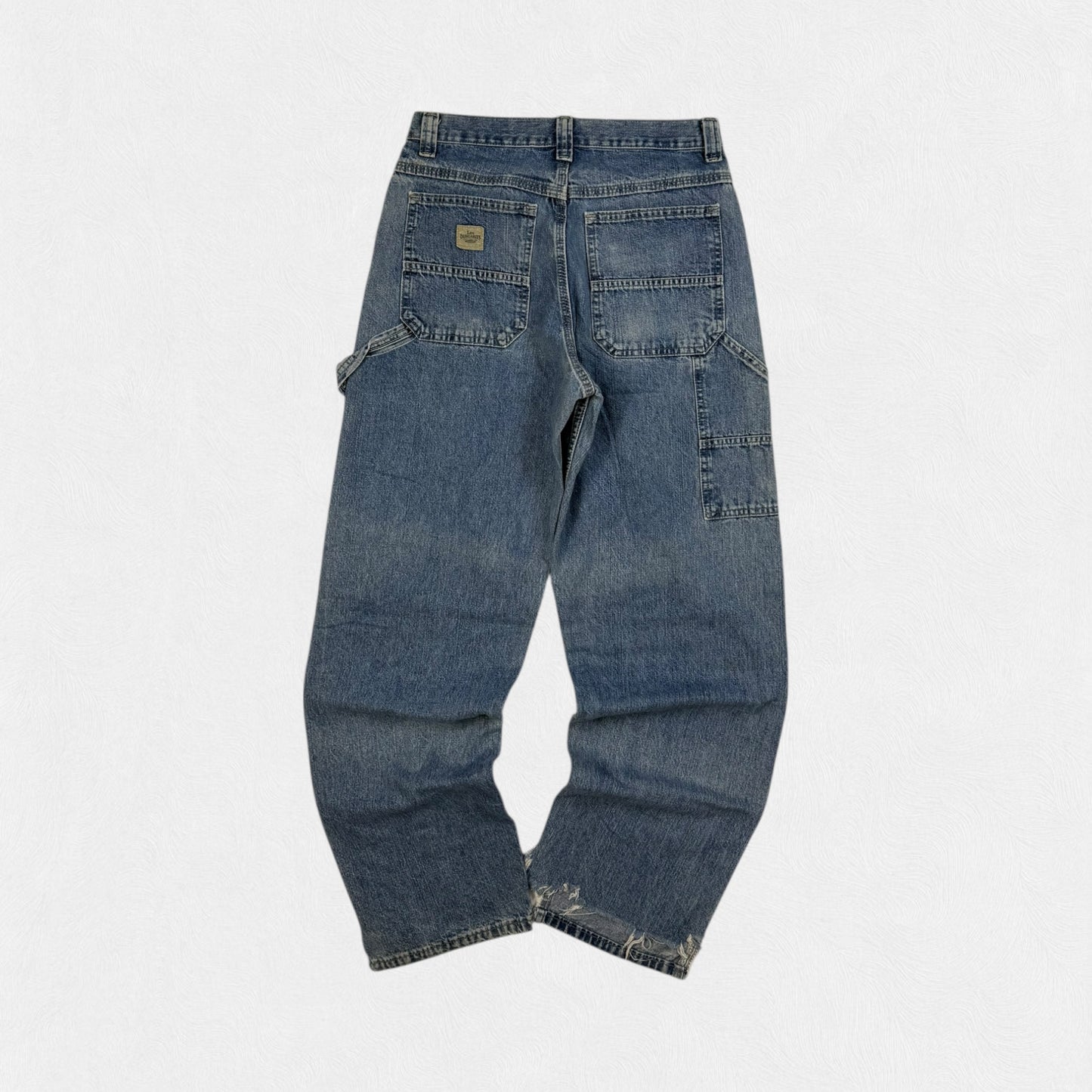 Lee dungarees baggy carpenter jeans (W28)