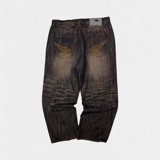 Vintage Hip Hop baggy denim jeans (W36)