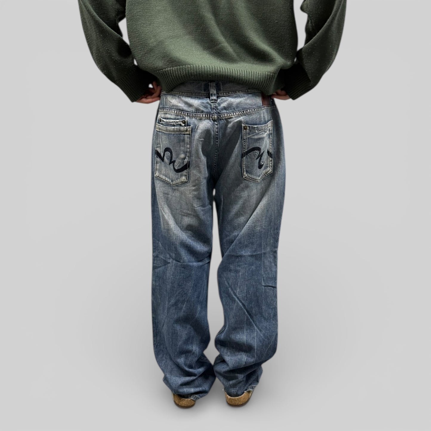 Vintage Y2K baggy hip hop Jeans (W40)