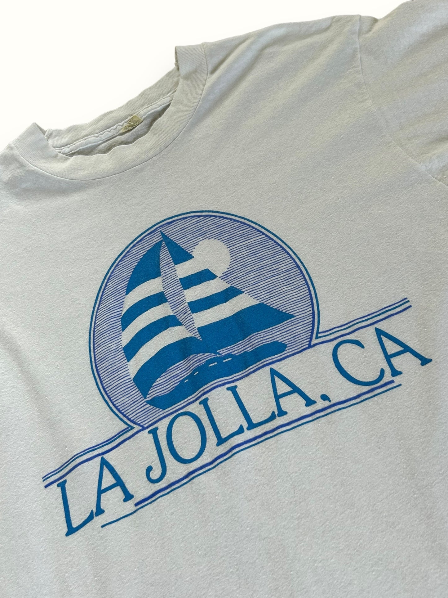 Vintage 90s sailing tee (L)