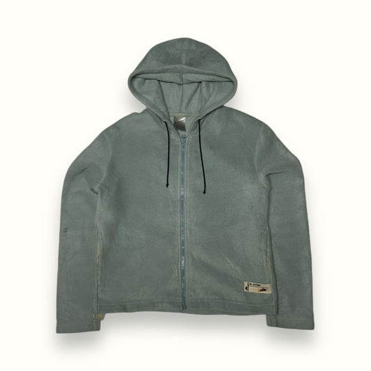 Vintage Nike full zip hooded fleece (M)