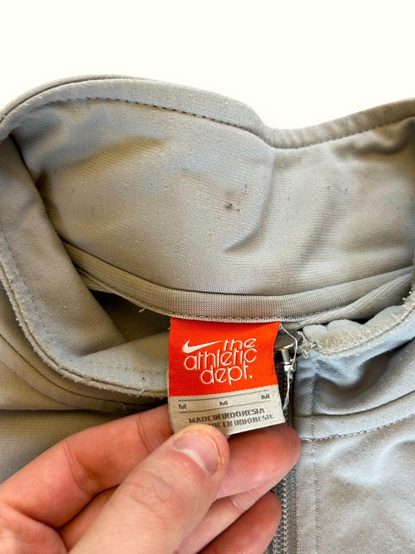 Vintage Nike athletic dept mini swoosh track jacket (M)