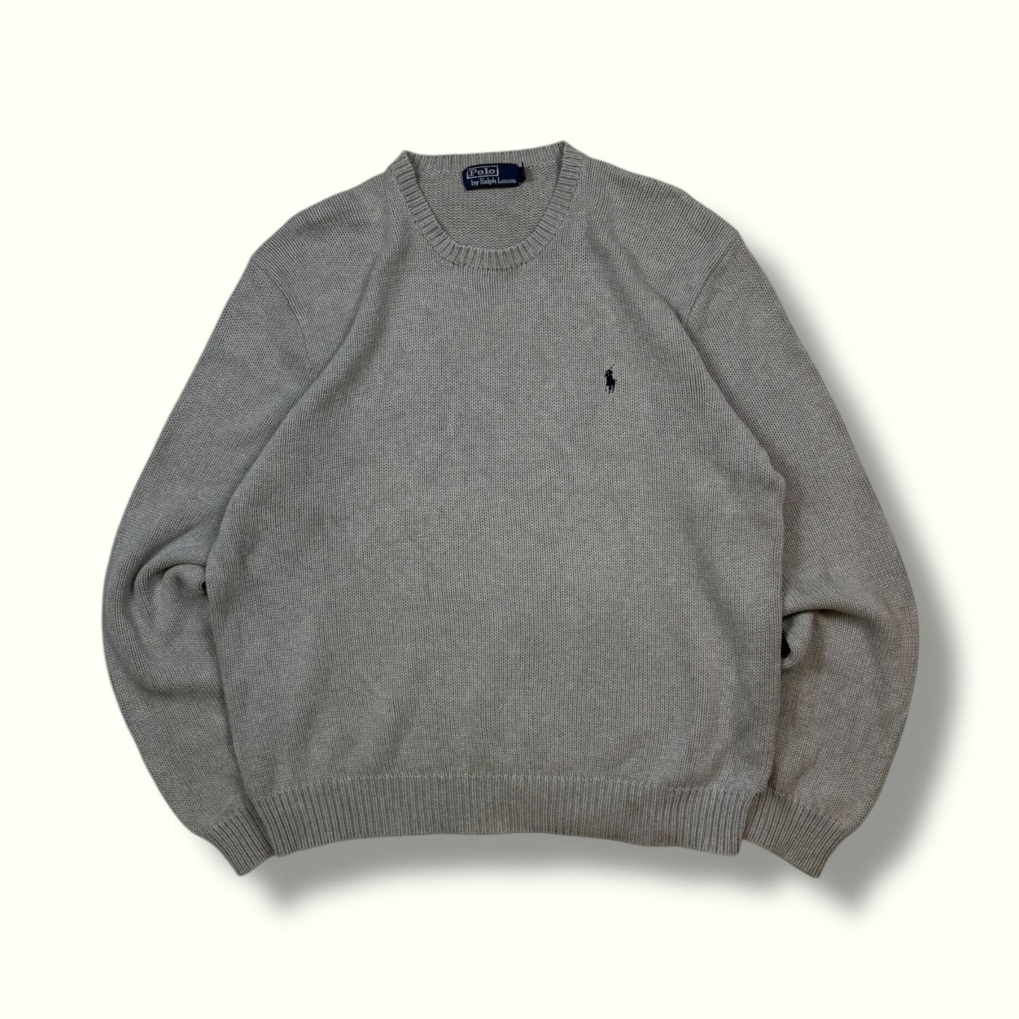 Vintage 90s Polo Ralph Lauren knit sweater (XL)