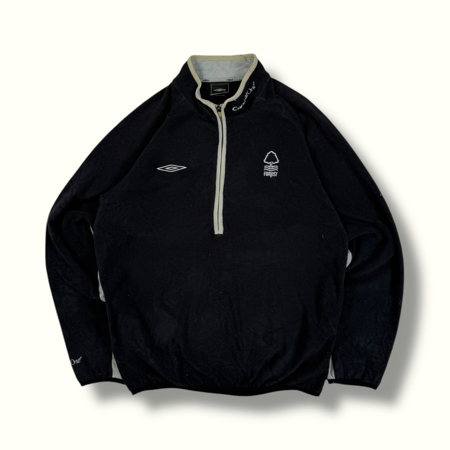 Nottingham Forest 2011/12 Umbro quarter zip fleece (M)