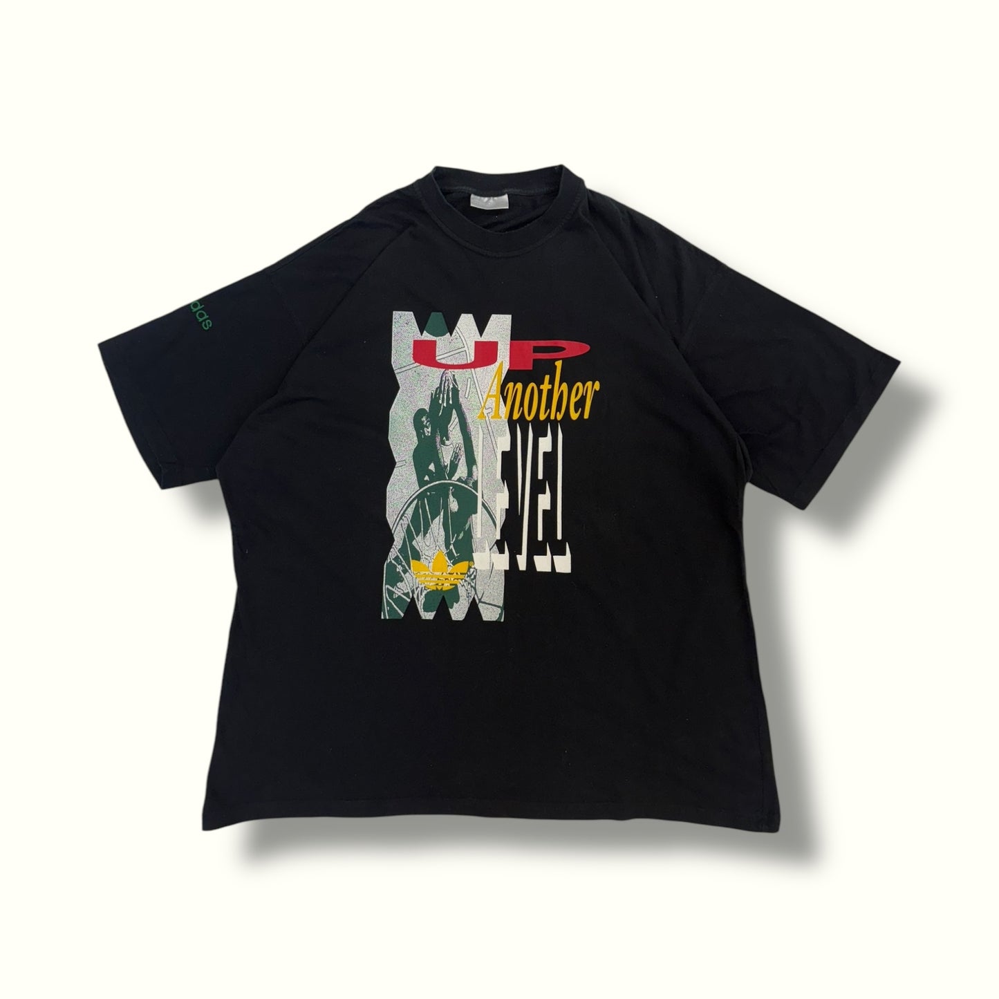 Vintage 90s Adidas Basketball graphic tee (XXL)