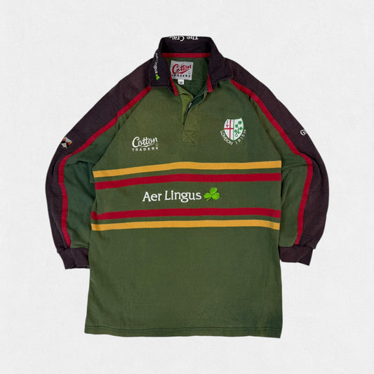 Vintage London Irish 1999/00 Cotton Traders rugby shirt (M)