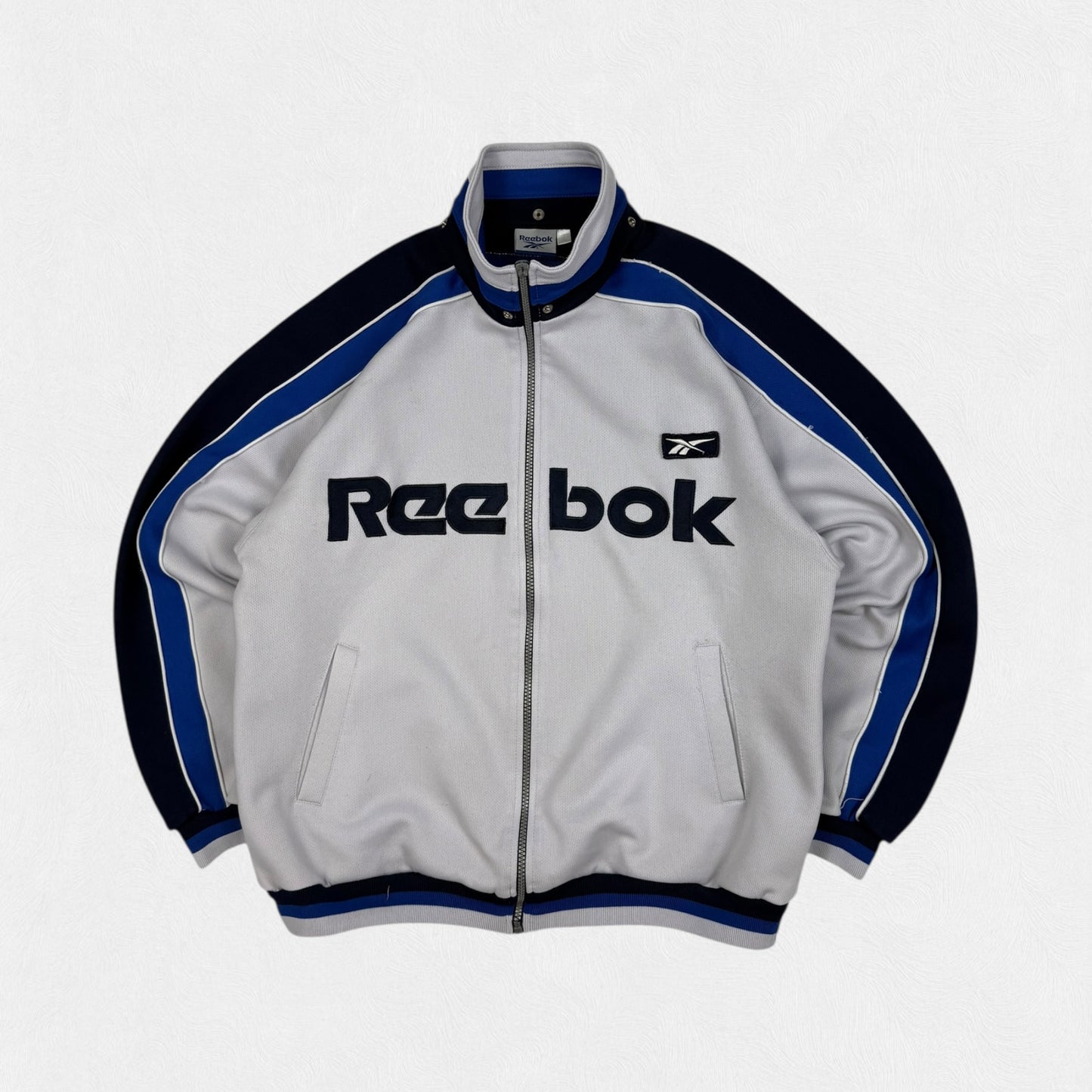 Vintage Reebok spell out track top (M)
