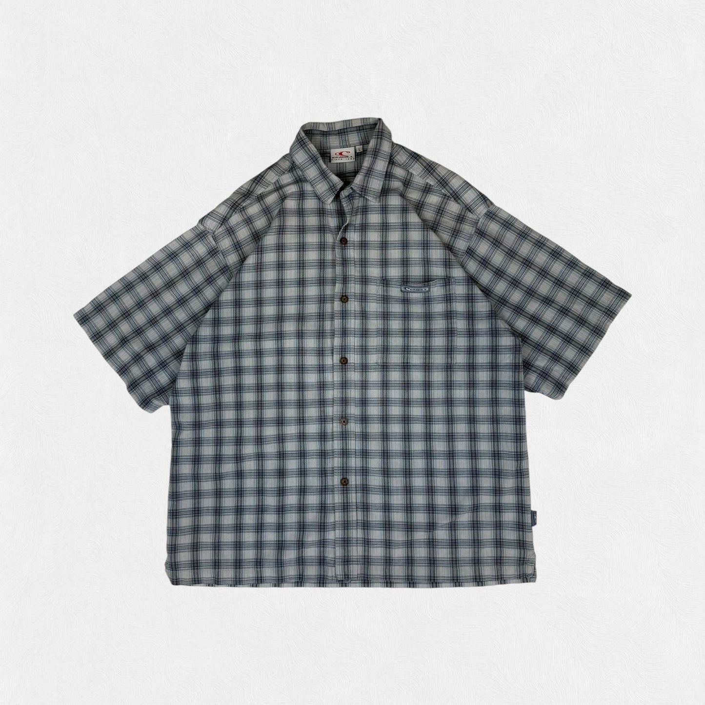 Vintage O'neill checkered s/s shirt (L)