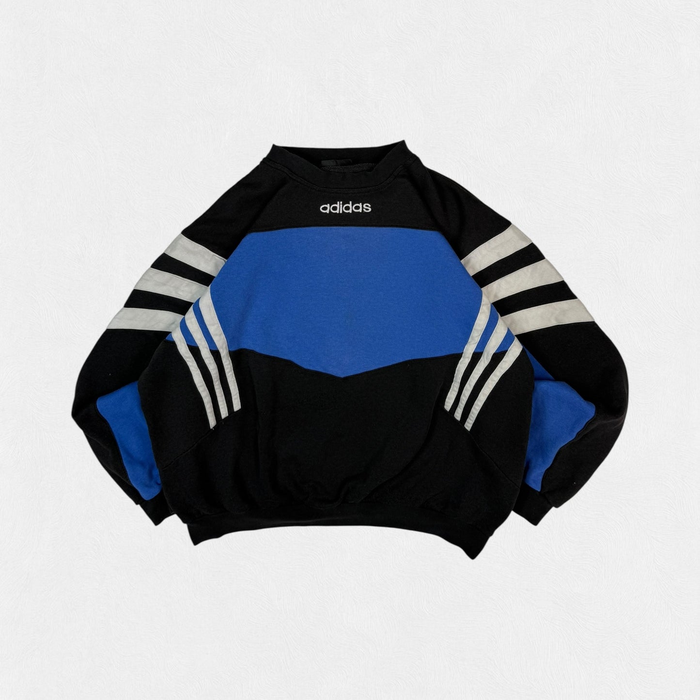 Vintage 90s Adidas originals colour block sweatshirt (L)