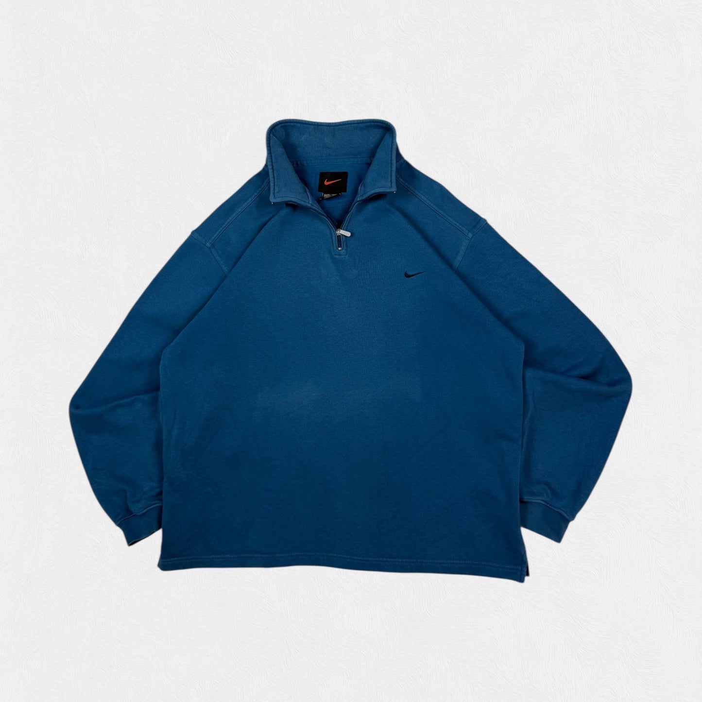 Vintage 90s Nike mini swoosh quarter zip sweatshirt (M)