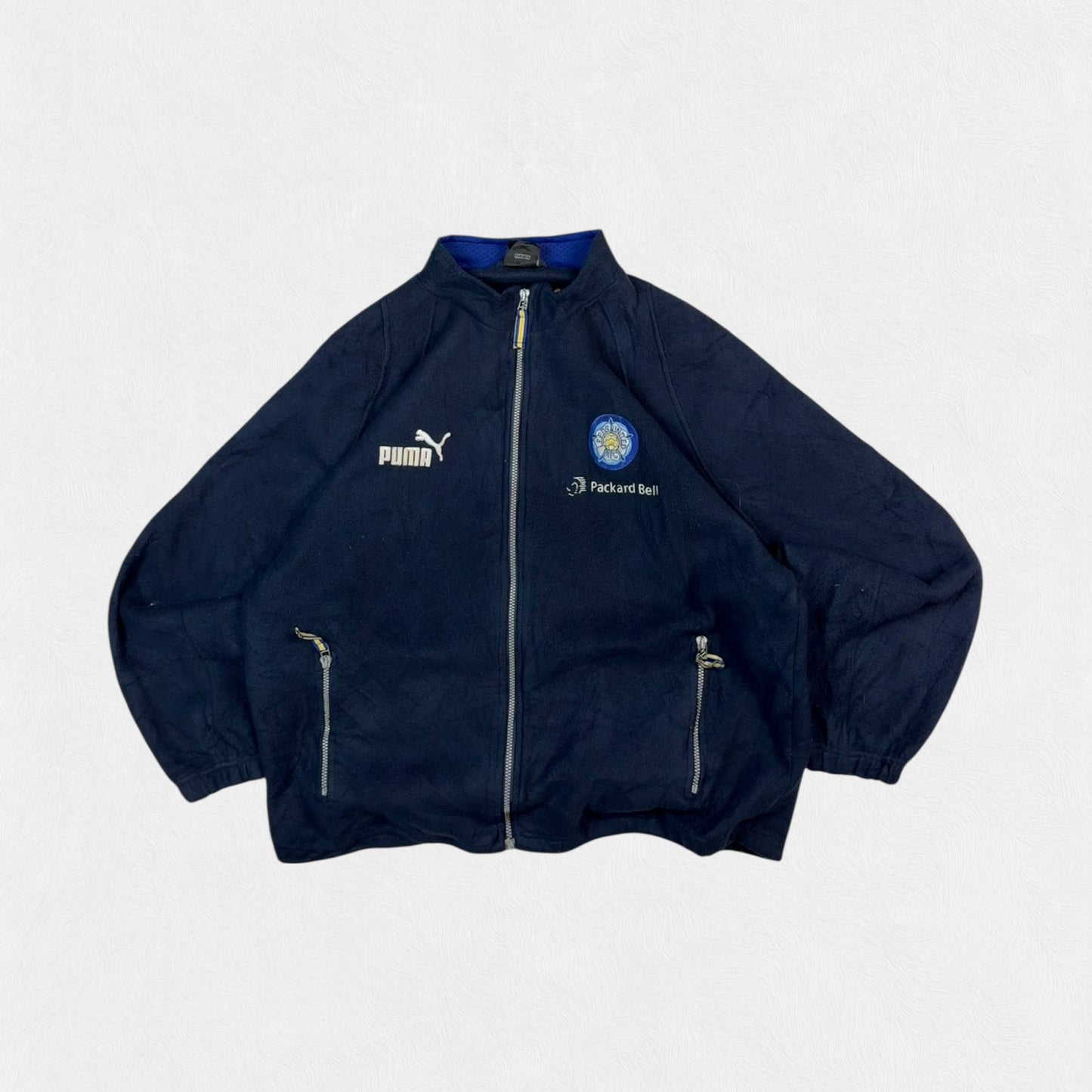 Vintage 90s Leeds United Puma football fleece (L)