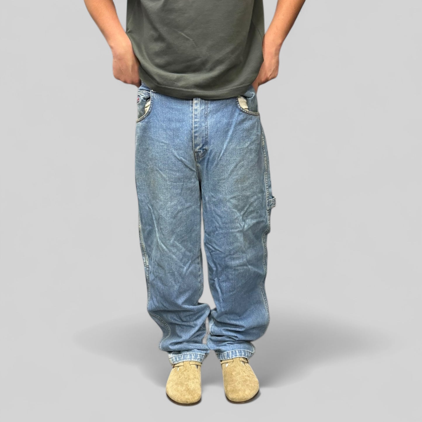 Vintage Y2K Wu Tang baggy carpenter jeans (W36)