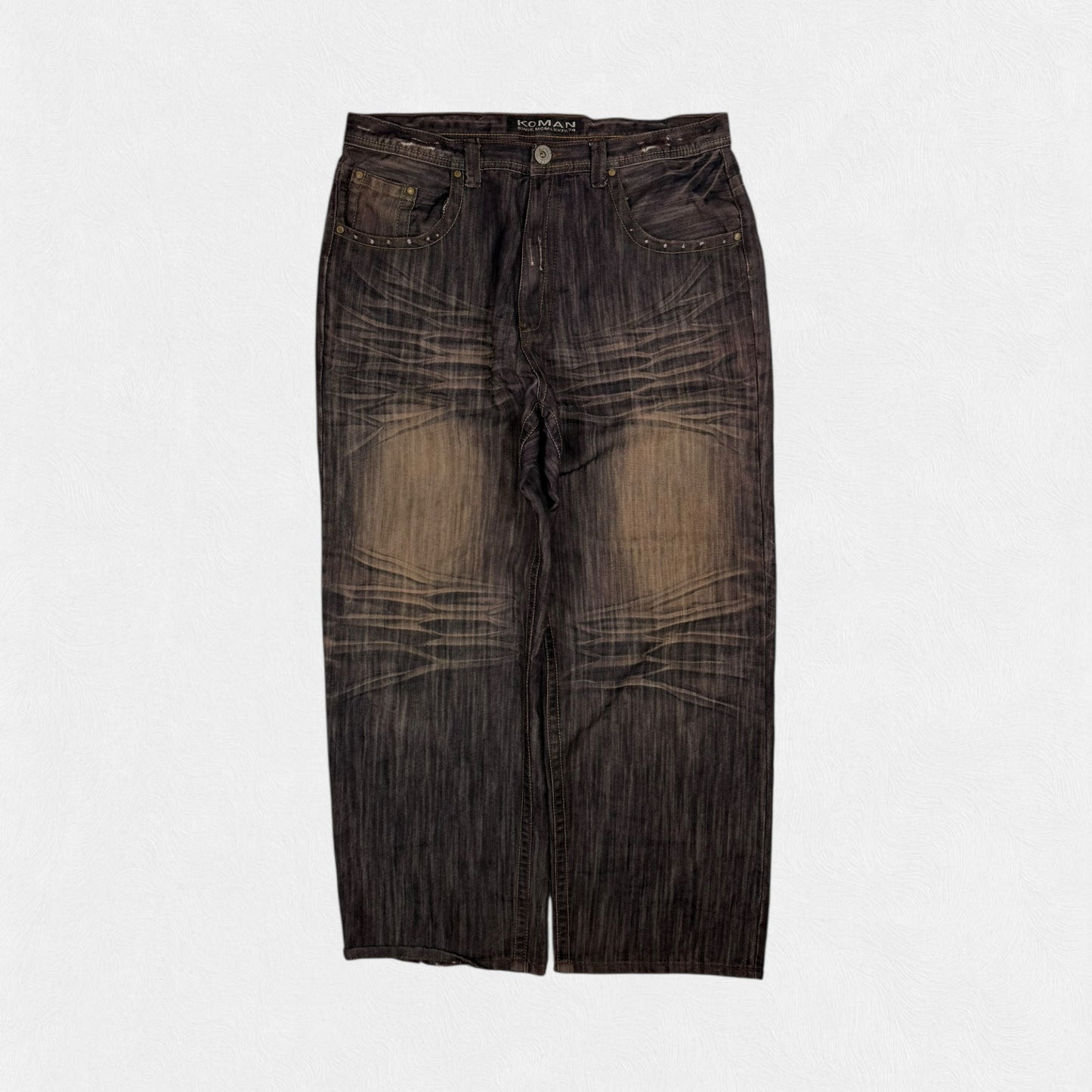 Vintage Hip Hop baggy denim jeans (W36)