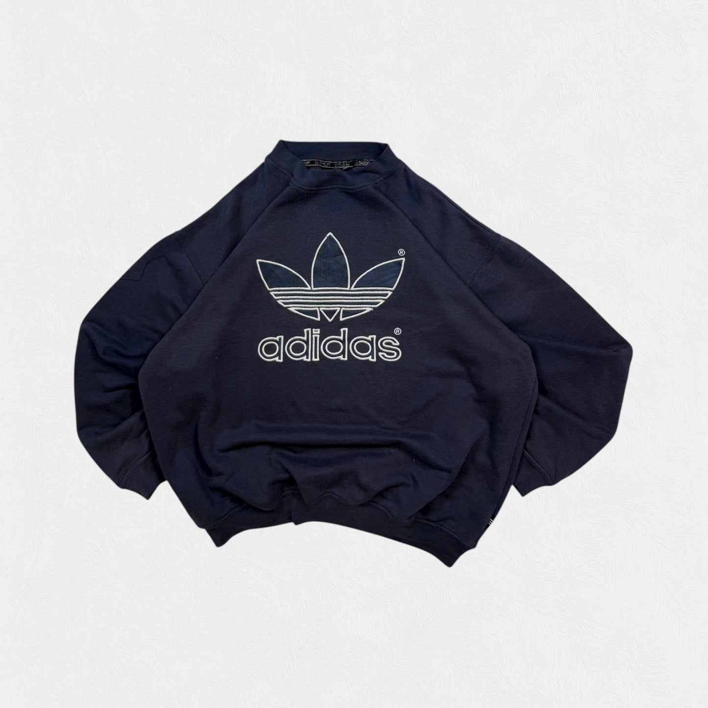 Vintage 90s Adidas originals centre logo sweatshirt (M)