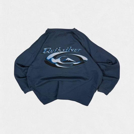 Vintage 90s Quiksilver spell out Sweatshirt (M)