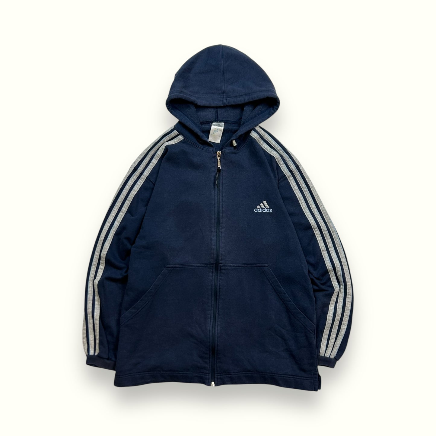 Vintage 90s Adidas full zip hoodie (S)