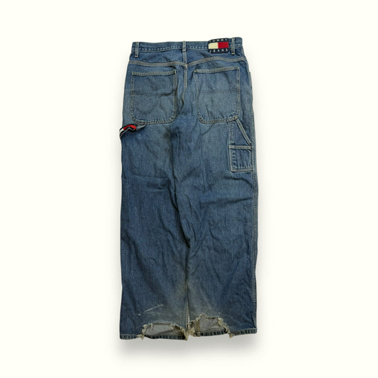 Vintage 90s Tommy Hilfiger baggy carpenter jeans (W34)