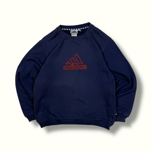 Vintage Adidas centre logo sweatshirt (XS)