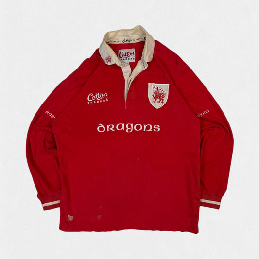 Vintage London Welsh 2003/04 Cotton Traders rugby shirt (M)