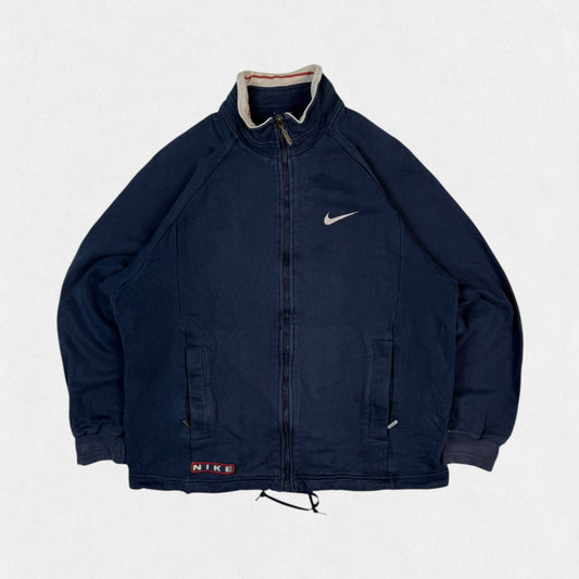 Vintage 90s Nike backswoosh full zip sweatshirt (M)