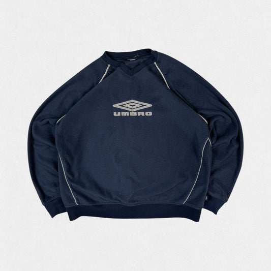 Vintage Umbro centre logo fleece sweatshirt (L)