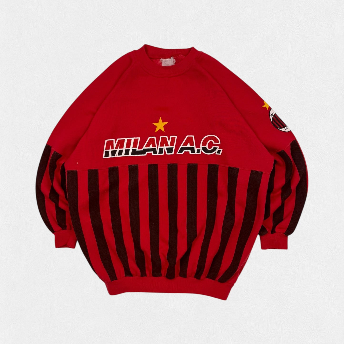 Vintage 1990/91 AC Milan spell out sweatshirt (L)