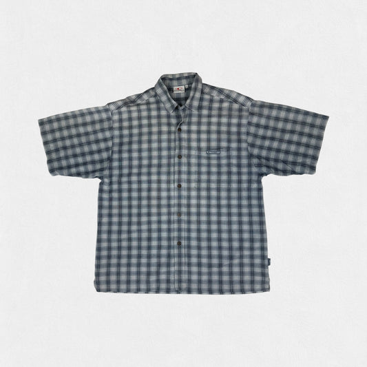 Vintage O'neill checkered s/s shirt (L)