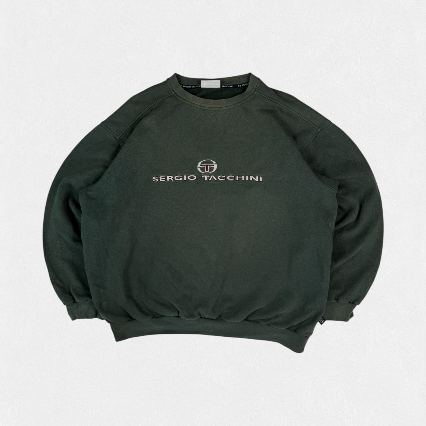 Vintage Sergio Tacchini spell out sweatshirt (XL)