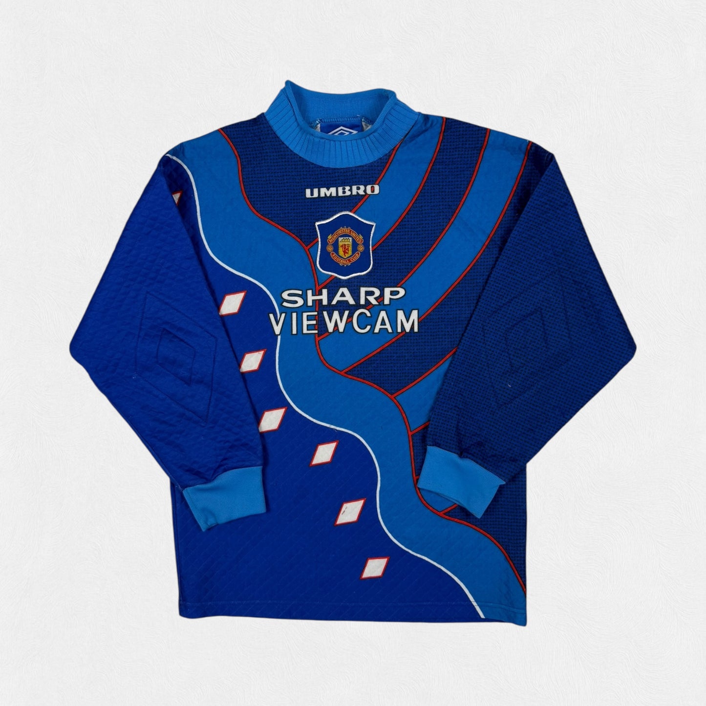 Vintage Manchester United 1995-97 Umbro away gk shirt (YL)